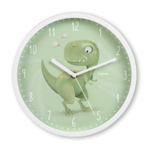 Hama ZEGAR ŚCIENNY DZIECIĘCY DINOZAUR 25 CM