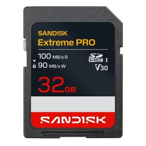 SANDISK EXTREME PRO SDHC 32GB 100/90 MB/s V30 UHS-I U3 NEW