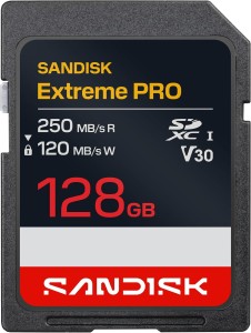 SANDISK EXTREME PRO SDHC 128GB 250/120 MB/s V30 UHS-I U3 NEW