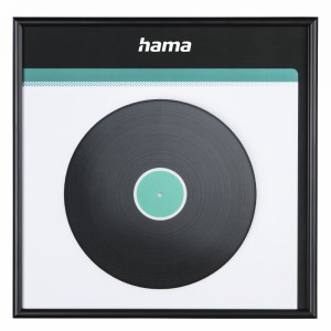 Hama Ramka na okładki płyt LP aluminiowa czarna 31,5 x 31,5 cm