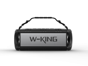 W-King D8 czarno- srebrny Przenośny głośnik bezprzewodowy
