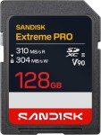 SanDisk Extreme PRO SDXC 128GB 310/304MB/s UHS-II V90 NEW