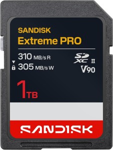 SanDisk Extreme PRO SDXC 1TB 310/305MB/s UHS-II V90 NEW