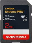 SanDisk Extreme PRO SDXC 2TB 310/305MB/s UHS-II V90 NEW