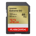 SANDISK EXTREME GO SDHC 32 GB 100/60 MB/s C10 V30 UHS-I U3