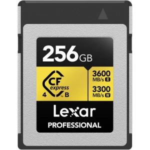 Lexar CFexpress 256 GB Pro Gold R3600/W3300