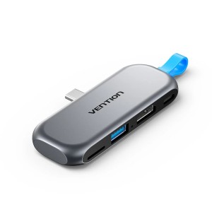 Vention 4 w 1 USB-C 4K 60Hz 100W PD Stacja dokująca bez kabla