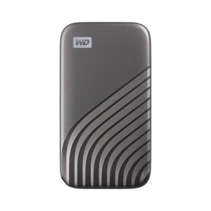 WD - Western Digital My Passport SSD 500GB Grey 1050MB/s Read, 1000MB/s Write, PC & Mac Com
