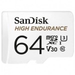 SanDisk microSDXC 64GB HIGH ENDURANCE 5.000h VIDEO Rejestratory Monitoring